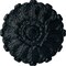 Ekena Millwork Durham Ceiling Medallion (Fits Canopies up to 4 1/4"), Hand-Painted Night Shade, 31"OD x 1 1/2"P CM31DUNSF - alternate 1